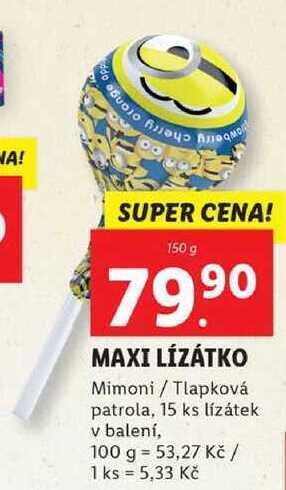 Lidl Maxi lízátko, 150 g nabídka