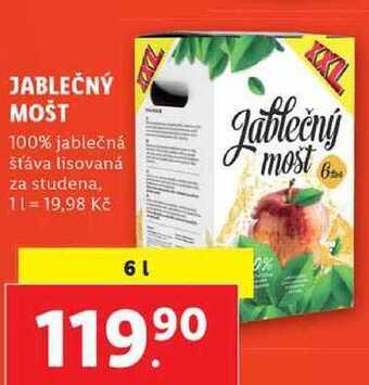 Lidl Jablečný mošt, 6 l nabídka
