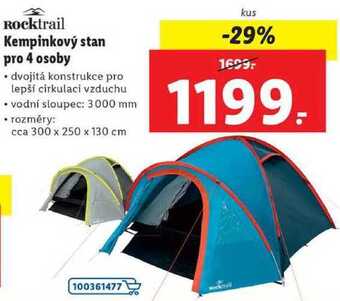 Lidl Kempinkový stan pro 4 osoby nabídka