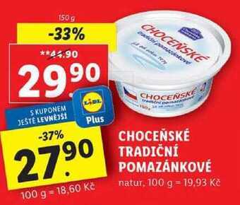 Lidl Choceňské tradiční pomazánkové, 150 g nabídka