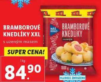Lidl Bramborové knedlíky xxl, 1 kg nabídka