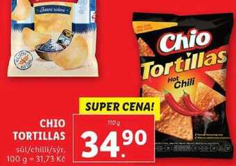 Lidl Chio tortillas, 110 g nabídka