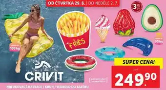 Lidl Nafukovací matrace/kruh/sedadlo do bazénu nabídka