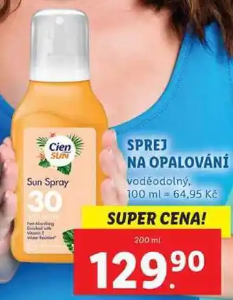 Lidl Sprej na opalování, 200 ml nabídka