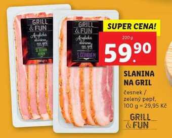 Lidl Slanina na gril, 200 g nabídka