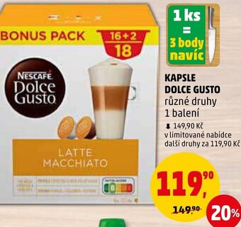 Penny Market KAPSLE DOLCE GUSTO nabídka