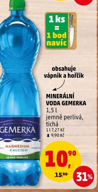 Penny Market MINERÁLNÍ VODA GEMERKA nabídka