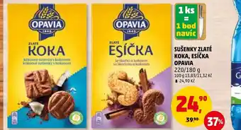 Penny Market SUŠENKY ZLATÉ KOKA, ESÍČKA OPAVIA nabídka