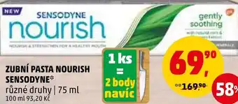 Penny Market ZUBNÍ PASTA NOURISH SENSODYNE** nabídka