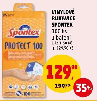 Penny Market VINYLOVÉ RUKAVICE SPONTEX nabídka