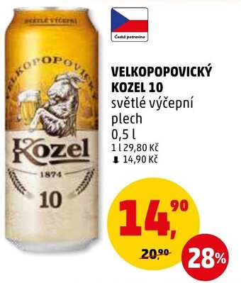 Penny Market VELKOPOPOVICKÝ KOZEL 10 nabídka