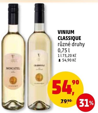 Penny Market VINIUM CLASSIQUE nabídka
