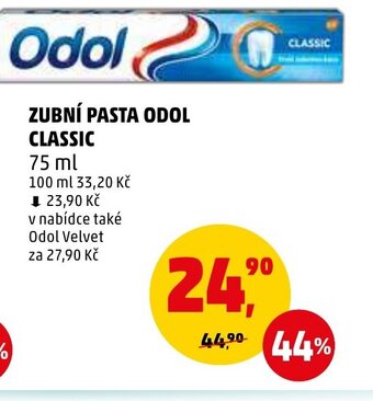 Penny Market ZUBNÍ PASTA ODOL CLASSIC nabídka