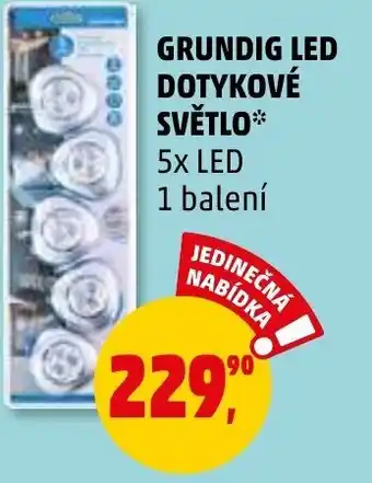 Penny Market GRUNDIG LED DOTYKOVÉ SVĚTLO nabídka