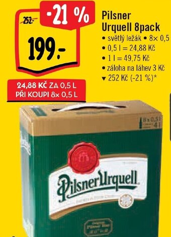 Albert Pilsner Urquell 8pack nabídka
