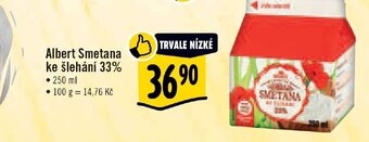 Albert Albert Smetana ke šlehání 33% nabídka