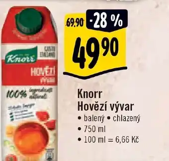 Albert Knorr Hovězí vývar nabídka