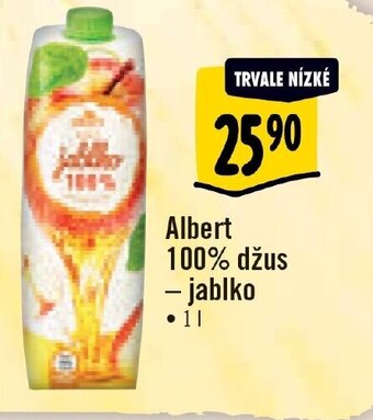 Albert Albert 100% džus - jablko nabídka