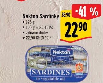 Albert Nekton Sardinky nabídka