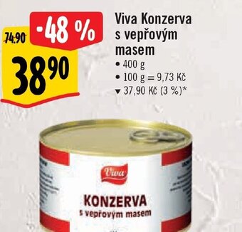 Albert Viva Konzerva s vepřovým masem nabídka