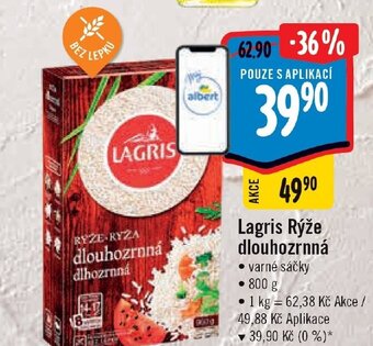 Albert Lagris Rýže dlouhozrnná nabídka