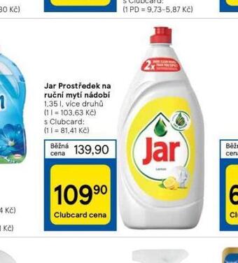 Tesco Jar prostředek na nádobí nabídka