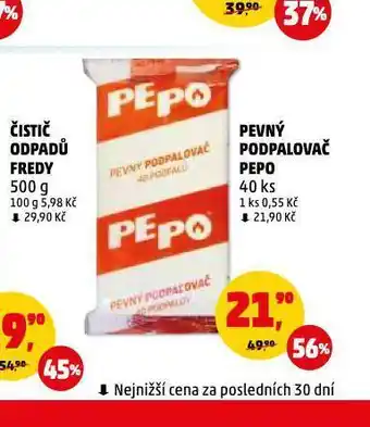 Penny Market Pepo pevný podpalovač nabídka