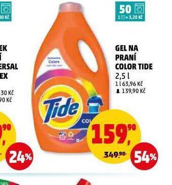 Penny Market Color tide gel na praní nabídka