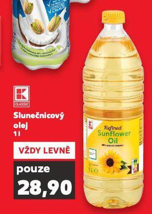Kaufland Slunečnicový olej nabídka