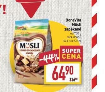 Billa Bonavita müsli zapékané nabídka