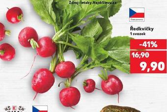 Kaufland Ředkvičky nabídka