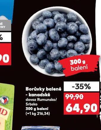 Kaufland Borůvky nabídka
