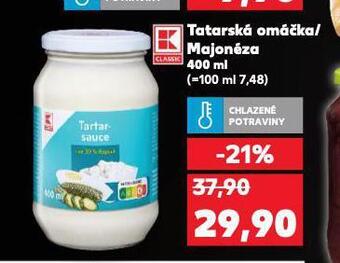 Kaufland Tatarská omáčka nabídka