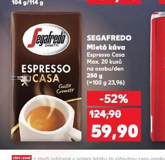 Kaufland Káva segafredo nabídka