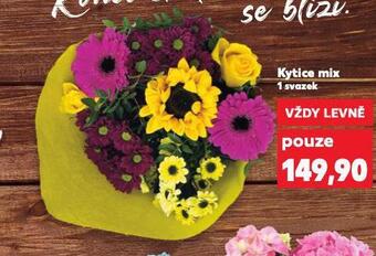 Kaufland Kytice mix nabídka
