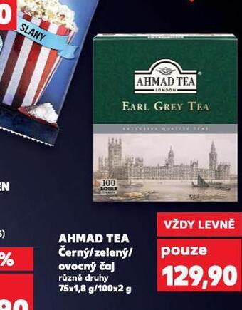 Kaufland Ahmad čaj nabídka