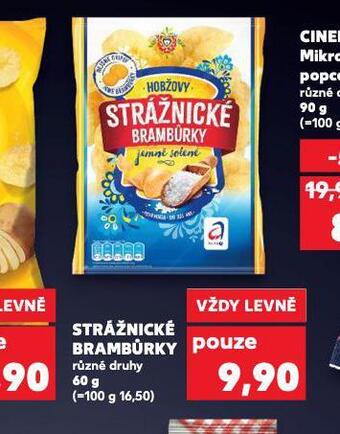 Kaufland Strážnické brambůrky nabídka