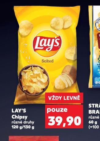 Kaufland Lay's chipsy nabídka