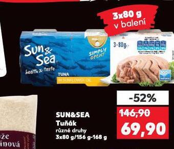 Kaufland Sun&sea tuňák nabídka