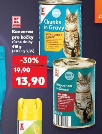 Kaufland Konzerva pro kočky nabídka
