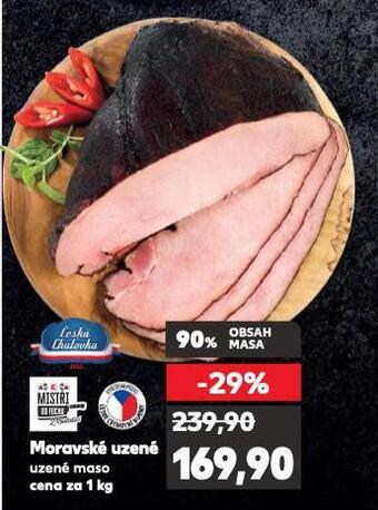 Kaufland Moravské uzené nabídka