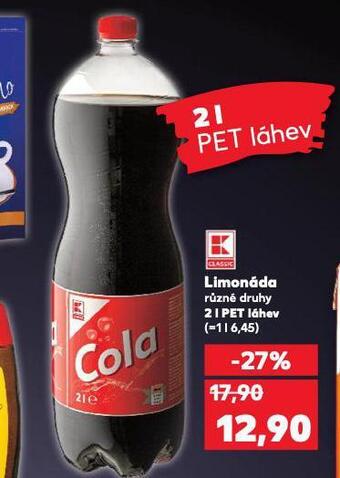 Kaufland Limonáda nabídka