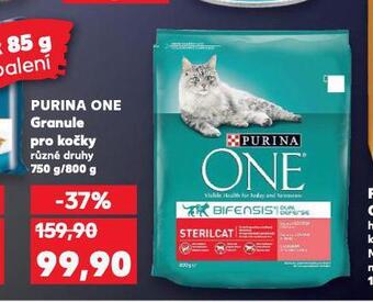 Kaufland Purina one granule pro kočky nabídka