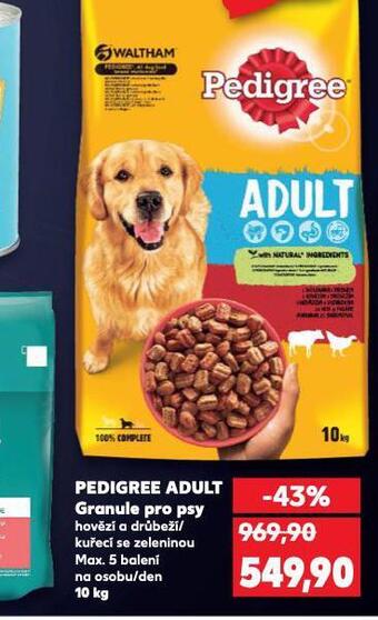 Kaufland Pedigree granule pro psy nabídka