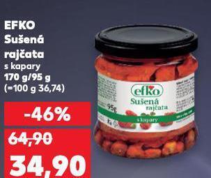 Kaufland Efko sušená rajčata nabídka