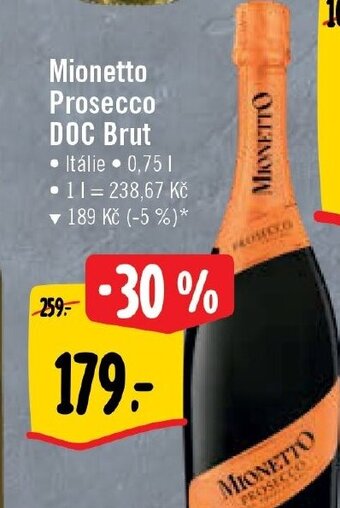 Albert Mionetto Prosecco DOC Brut nabídka