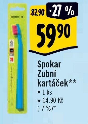 Albert Spokar Zubní kartáček** nabídka