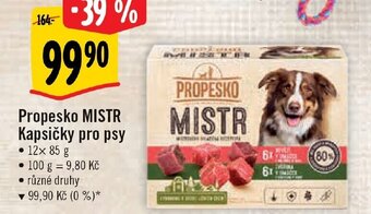 Albert Propesko MISTR Kapsičky pro psy nabídka