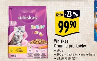 Albert Whiskas Granule pro kočky nabídka