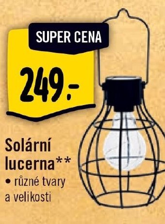 Albert Solární lucerna** nabídka
